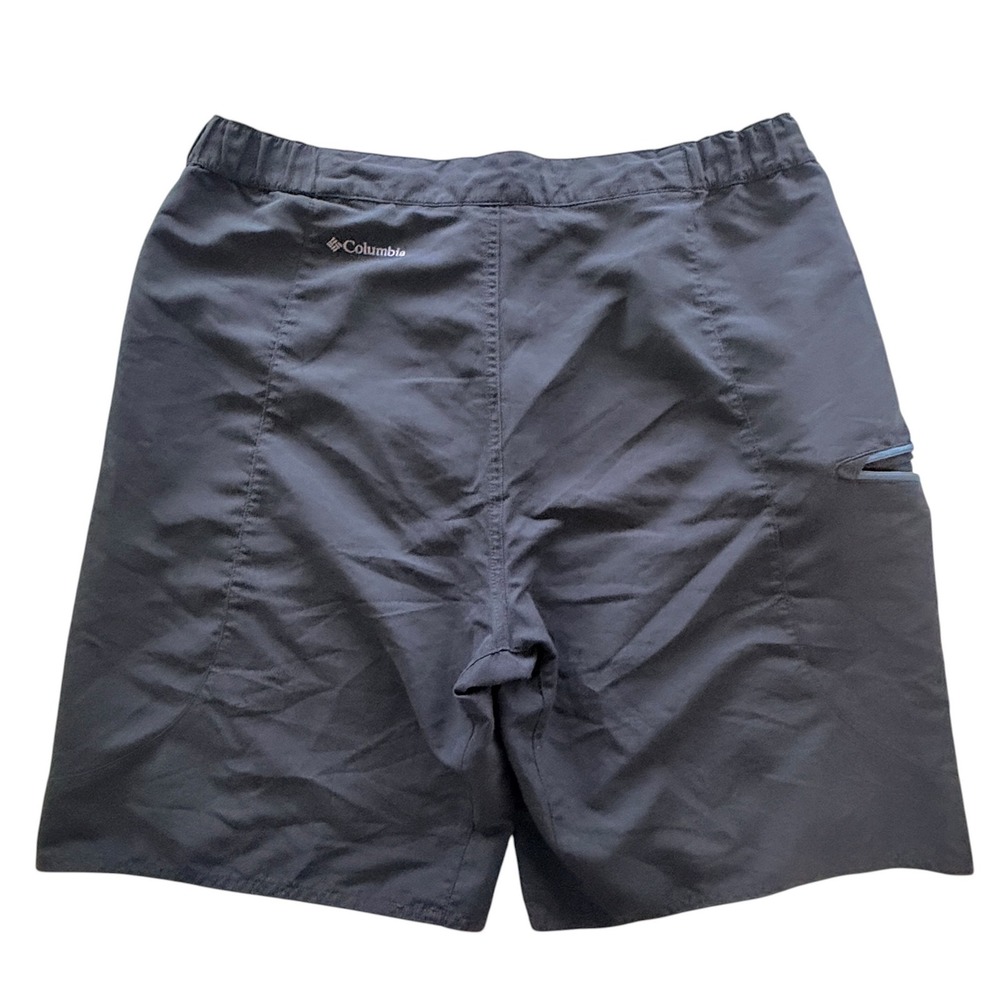 Columbia Omni-Shade Mens Medium Gray Packable Hiking Outdoor Performance Shorts